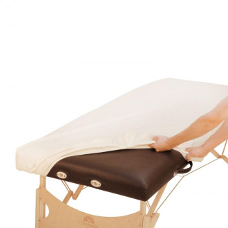 Drap Housse Coton Flanelle pour Table de Massage