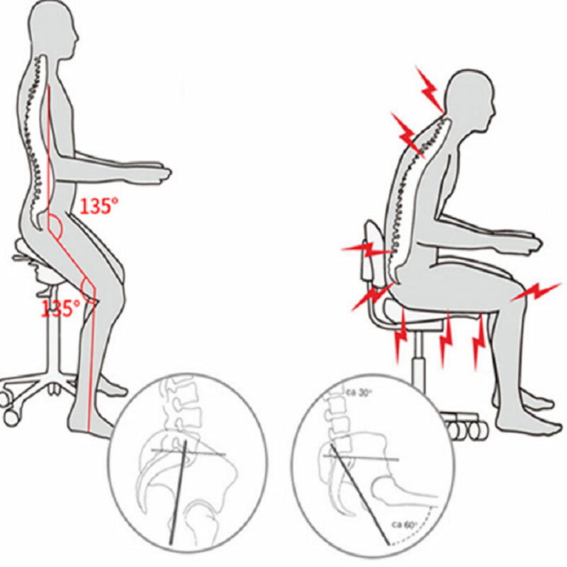 Tabouret selle ergonomique – Image 3